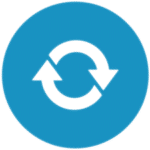 circle-arrows-icon-blue