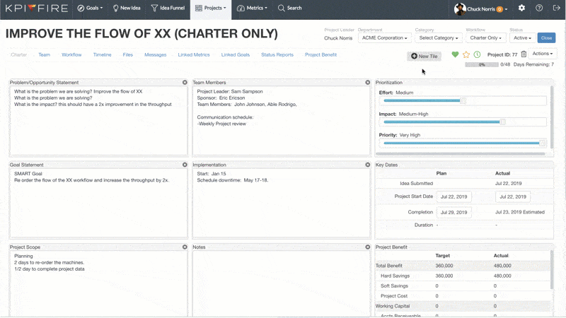 Example of Strategy Execution Software