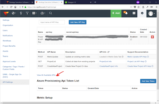06 Access to KPI Fire API Documentation and endpoints