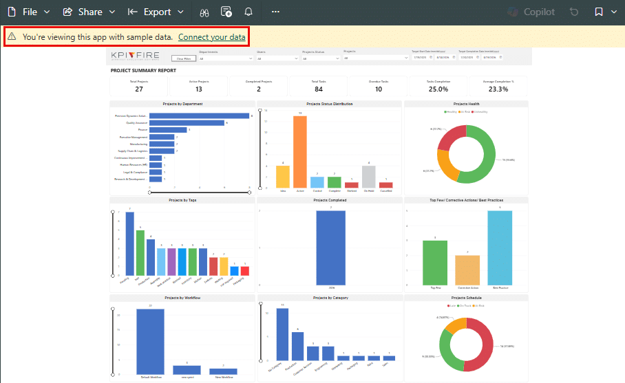 Connect Data Accessing the KPI Fire API suite from Power BI