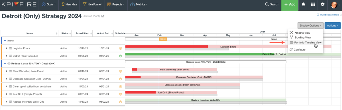 xMatrix Help - KPI Fire