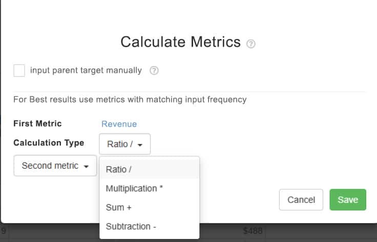 Calculate-Metrics-Image Metric Calculations Now Include Ratio, Multiplication, Subtraction, and Addition