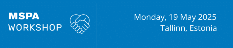 MSPA Workshop banner for the event on 19 May 2025 in Tallinn, Estonia, focused on customer experience and mystery shopping excellence.