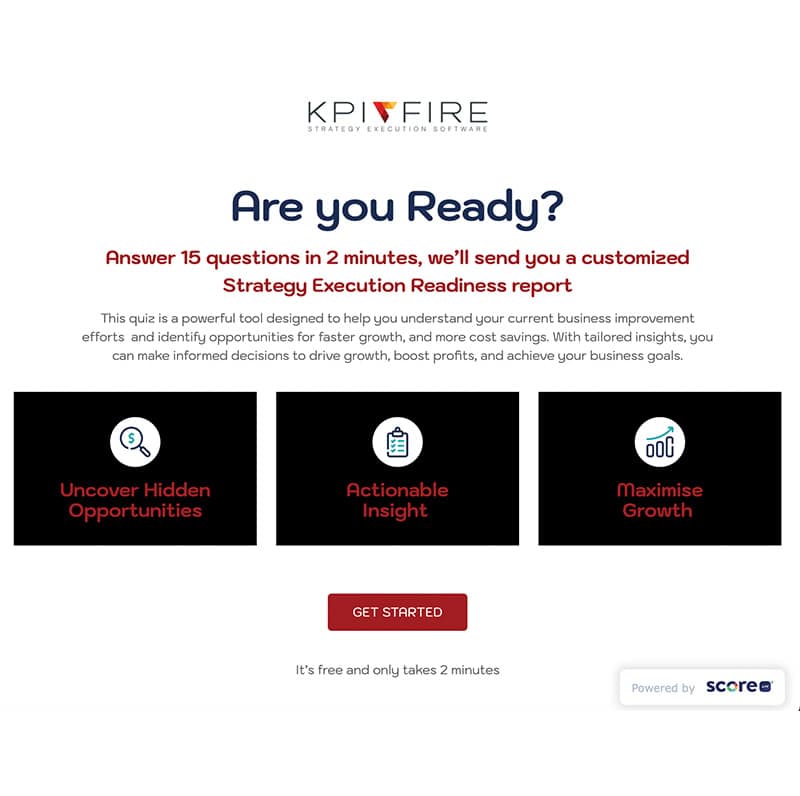 Strategy Execution Readiness Assessment